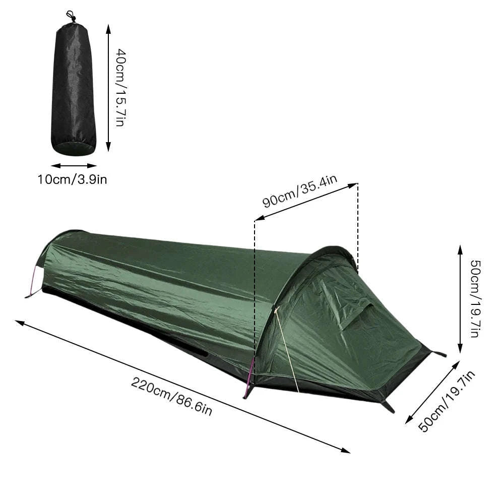 Ultralight Single-Person Backpacking Tent-Yellow