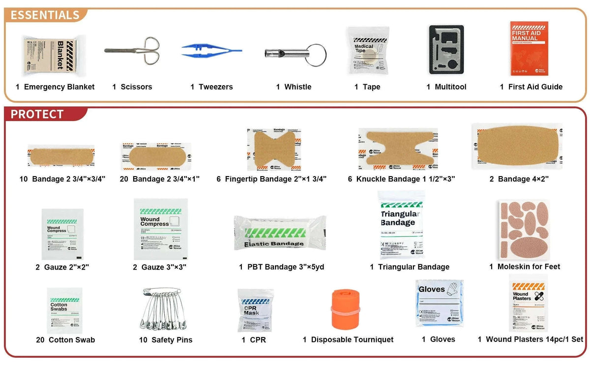 Ultralight Waterproof First Aid Kit for Outdoor Emergencies-First Aid Kit