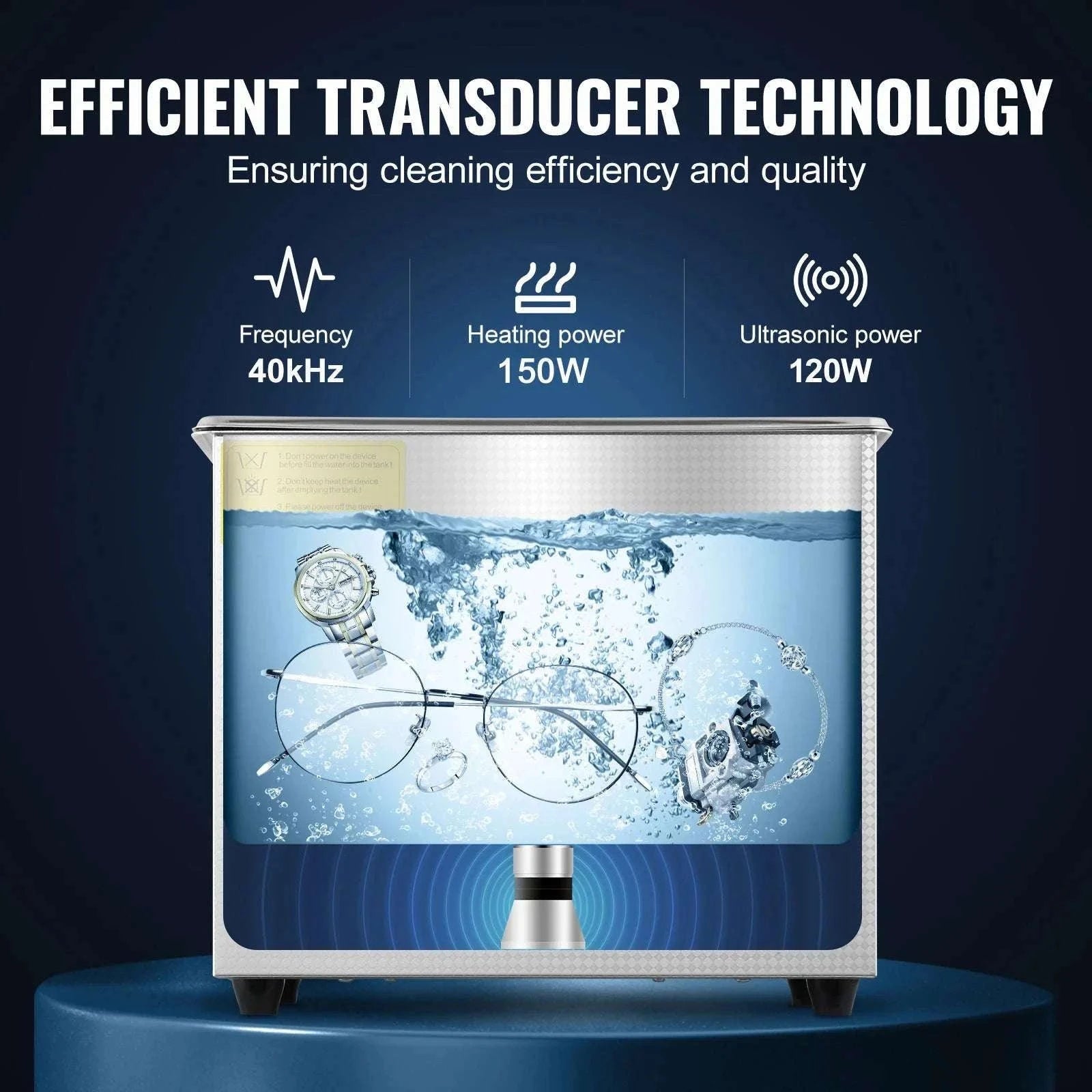 Ultrasonic Cleaner 1.3–30L Heated Digital Deep Cleaning Machine-22L / GERMANY