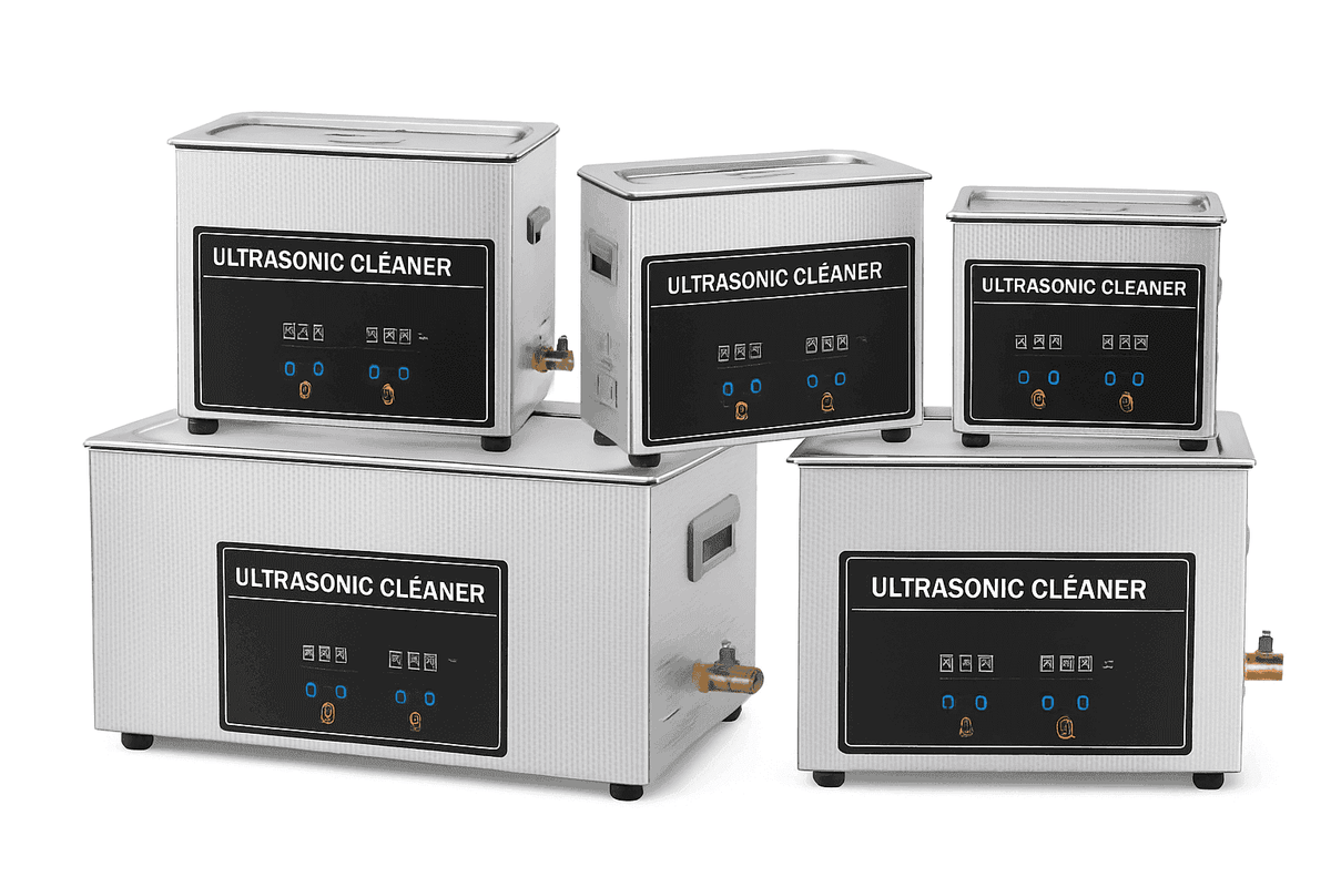 Ultrasonic Cleaner 1.3L–30L 40kHz Deep Cleaning Machine-1.3L 60W CJ009SD / UK / China Mainland
