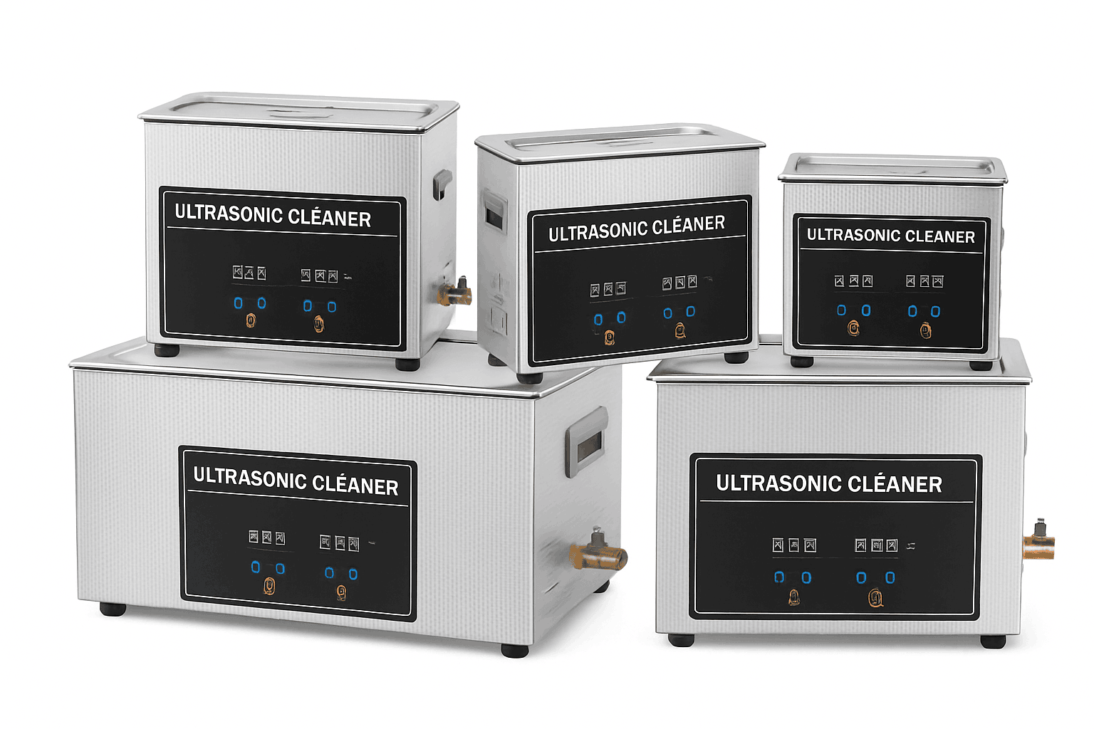 Ultrasonic Cleaner 1.3L–30L 40kHz Deep Cleaning Machine-1.3L 60W CJ009SD / UK / China Mainland
