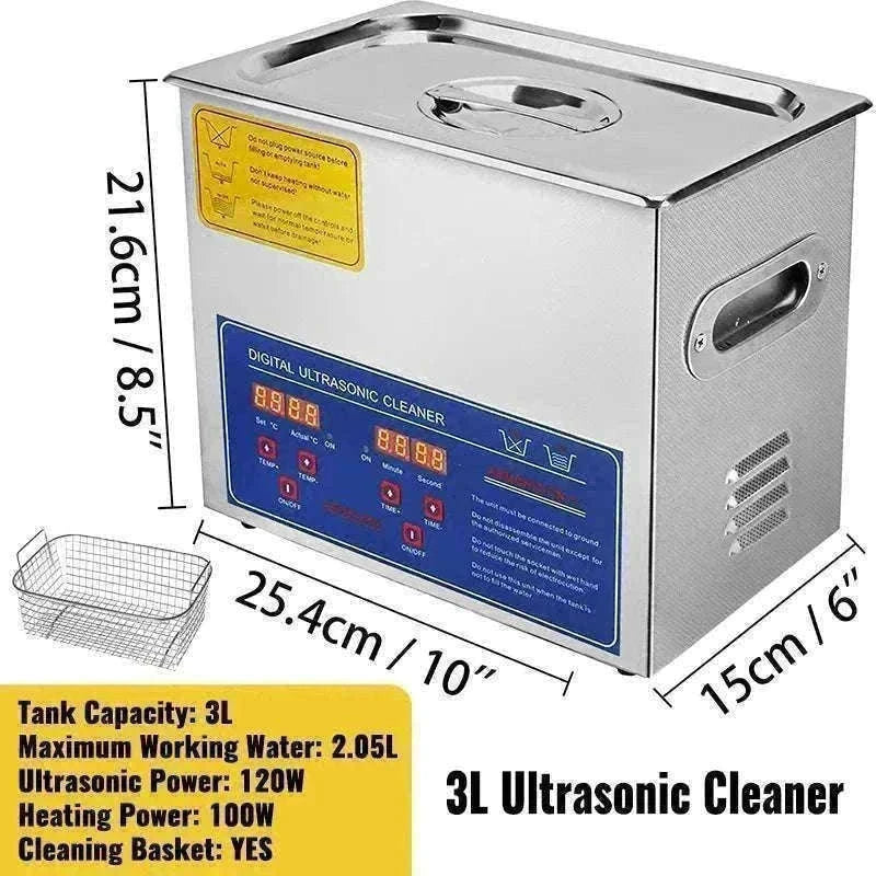 Ultrasonic Cleaner 1.3L–30L with Heat & Digital Timer Control-30L / CZECH REPUBLIC