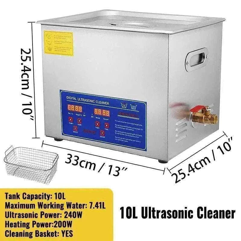Ultrasonic Cleaner 1.3L–30L with Heat & Digital Timer Control-30L / CZECH REPUBLIC
