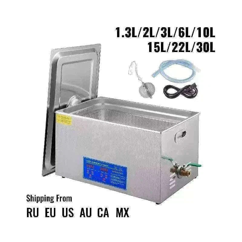Ultrasonic Cleaner 1.3L–30L with Heat & Digital Timer Control-30L / CZECH REPUBLIC