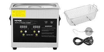 Ultrasonic Cleaner 2L–15L 40kHz Deep Cleaning Machine with Heat-2L / Poland