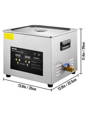 Ultrasonic Cleaner 2L–15L 40kHz Deep Cleaning Machine with Heat-2L / Poland
