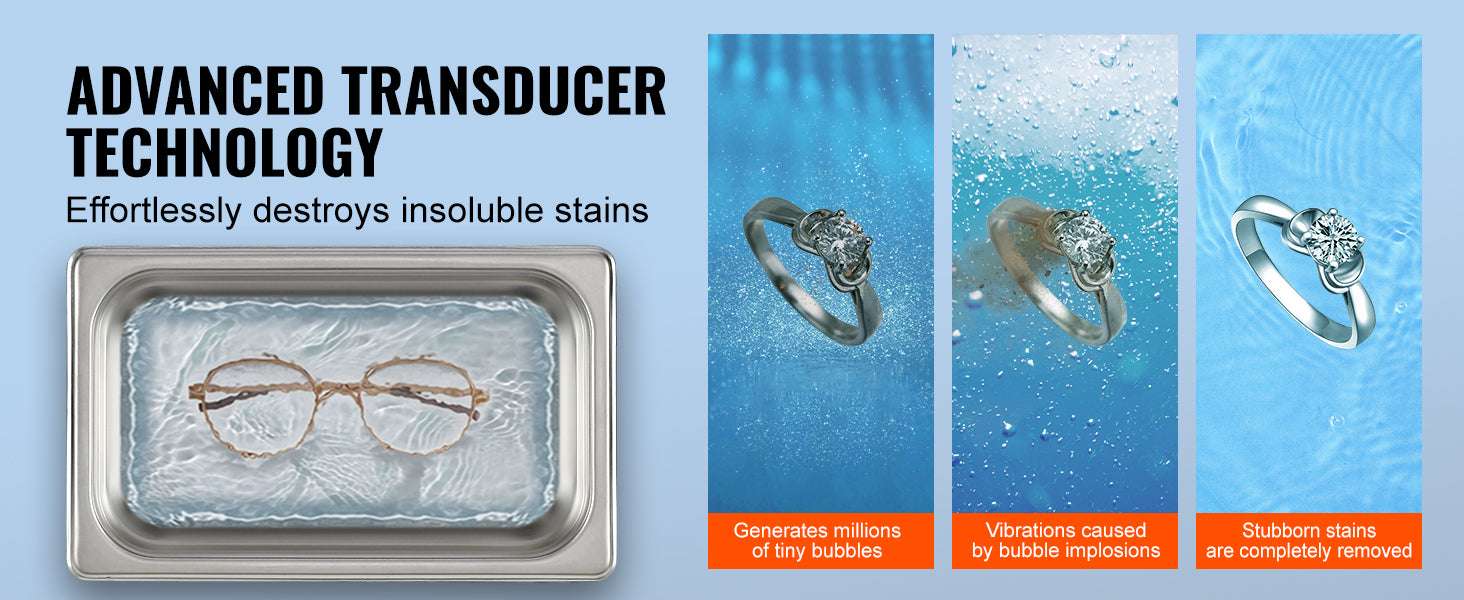 Ultrasonic Cleaner 2L–30L Stainless Steel Deep Cleaning Machine-30L / GERMANY