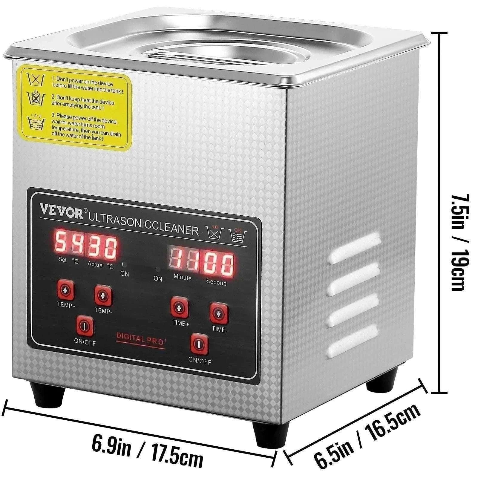 Ultrasonic Cleaner 2L–30L Stainless Steel Deep Cleaning Machine-30L / GERMANY