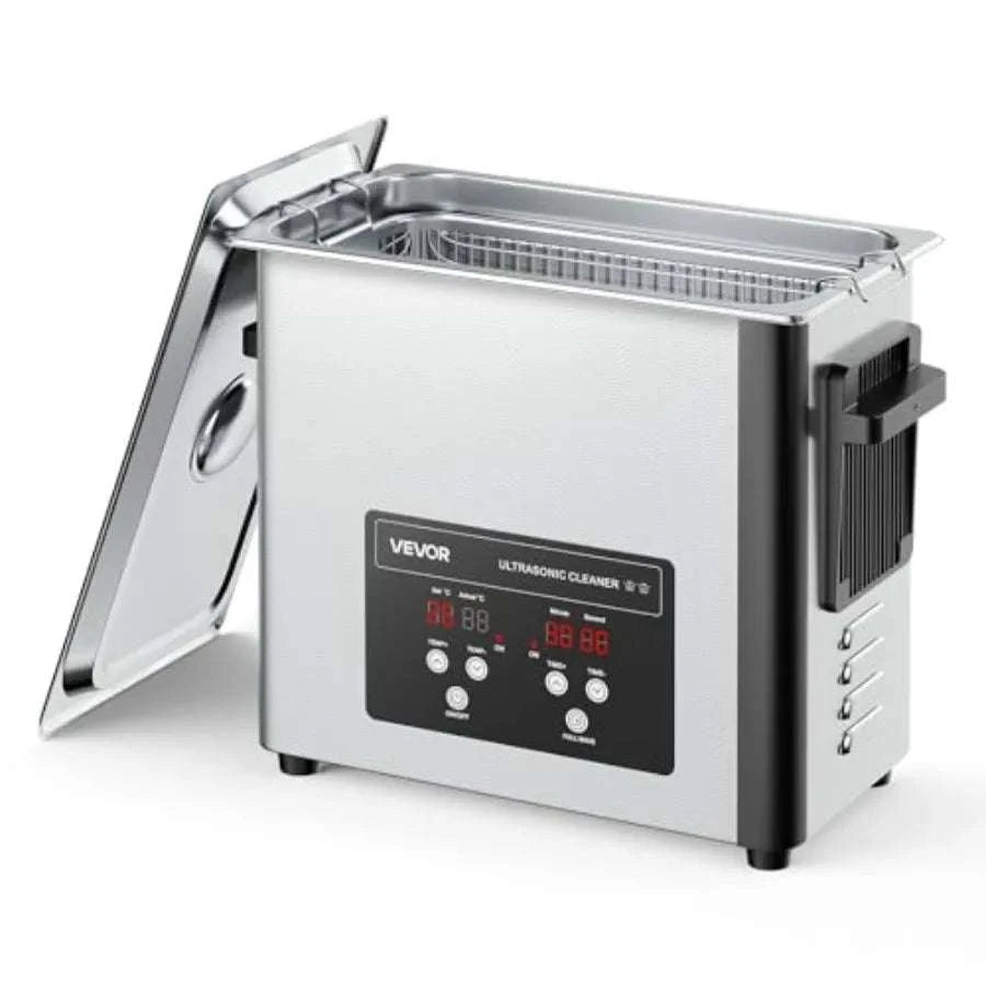 Ultrasonic Cleaner 40kHz with Basket & Digital Display 120W-United States / 6L
