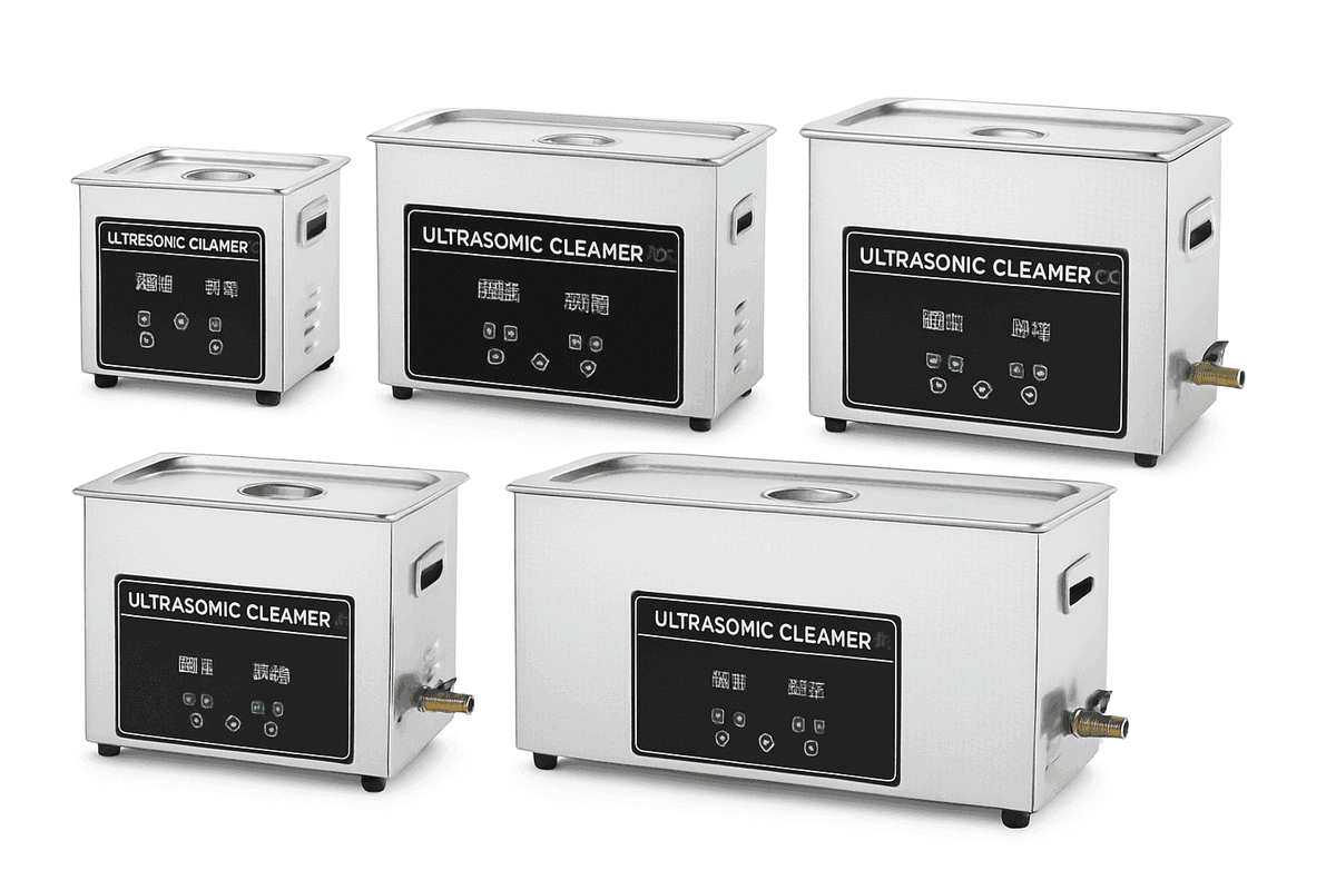 Ultrasonic Cleaner Machine 40kHz Heated Bath for Jewelry, Dental & Tools-30L 840W CJ100SD-4 / EU / China Mainland