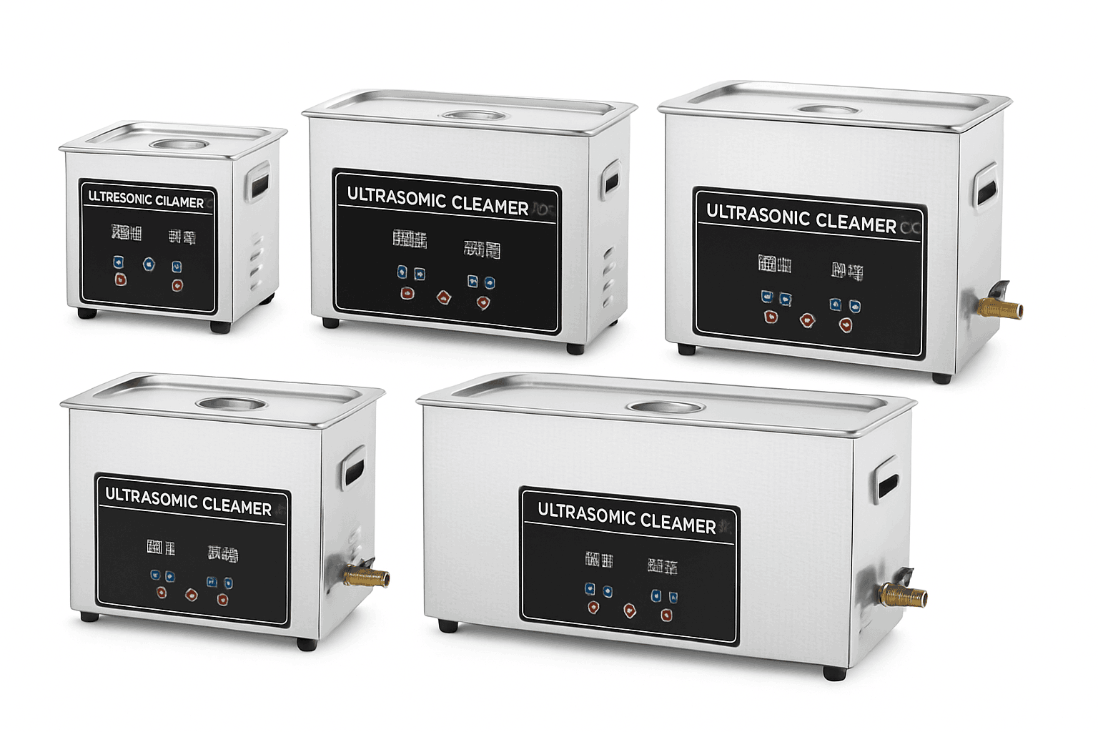 Ultrasonic Cleaner Machine 40kHz Heated Bath for Jewelry, Dental & Tools-30L 840W CJ100SD-4 / EU / China Mainland