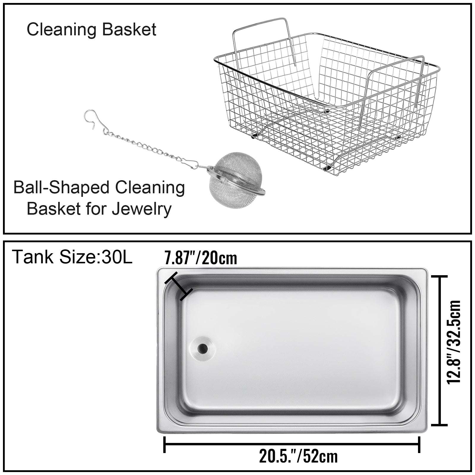 Ultrasonic Cleaner with Heating 2L–30L Deep Cleaning Machine-6.5 L / spain