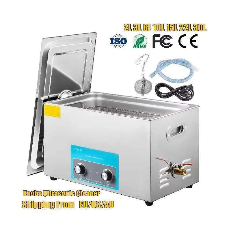 Ultrasonic Cleaner with Heating 2L–30L Deep Cleaning Machine-6.5 L / spain