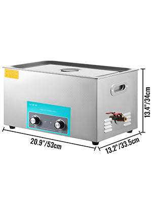 Ultrasonic Cleaner with Heating 2L–30L Deep Cleaning Machine-6.5 L / spain