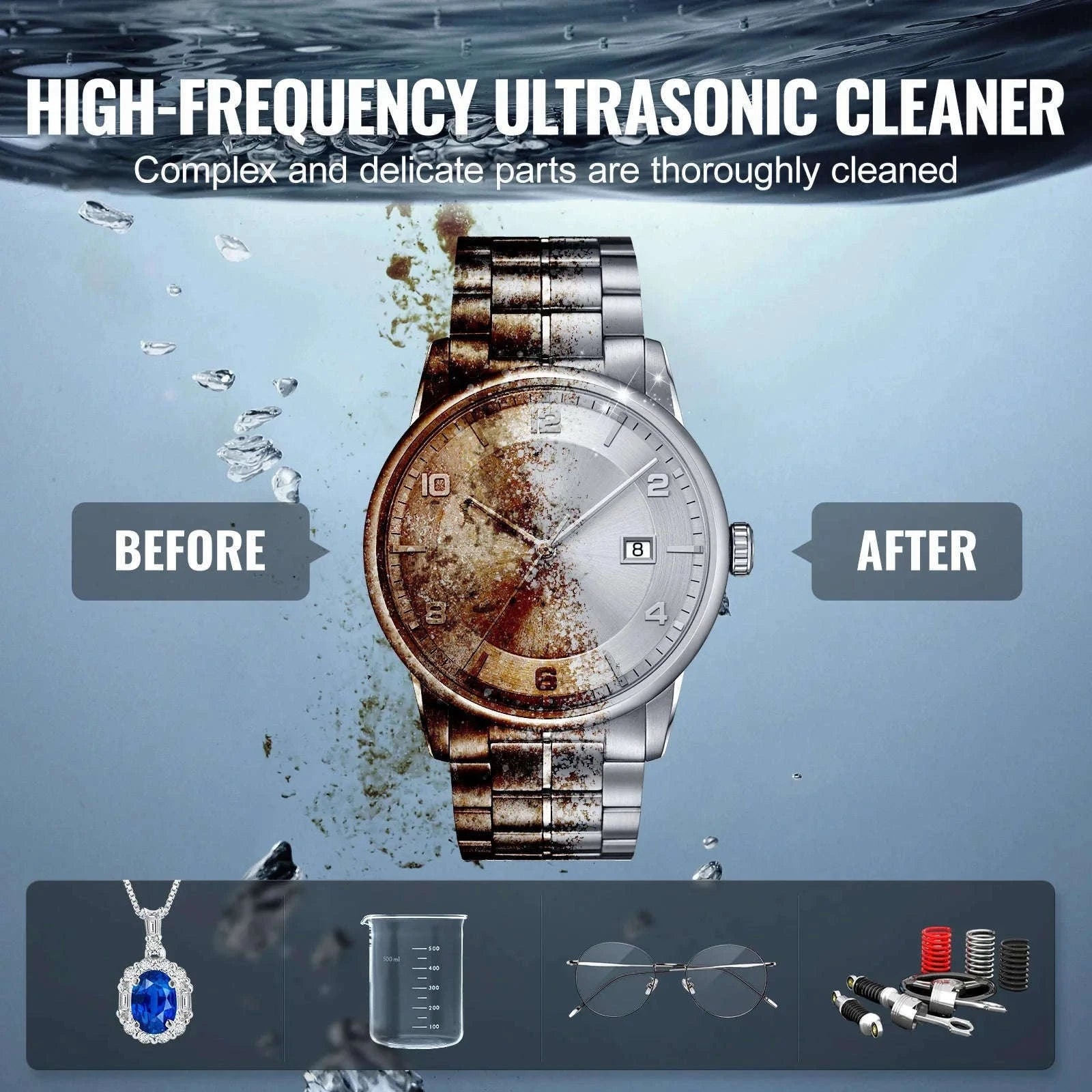 Ultrasonic Cleaner with Timer-15L / Germany
