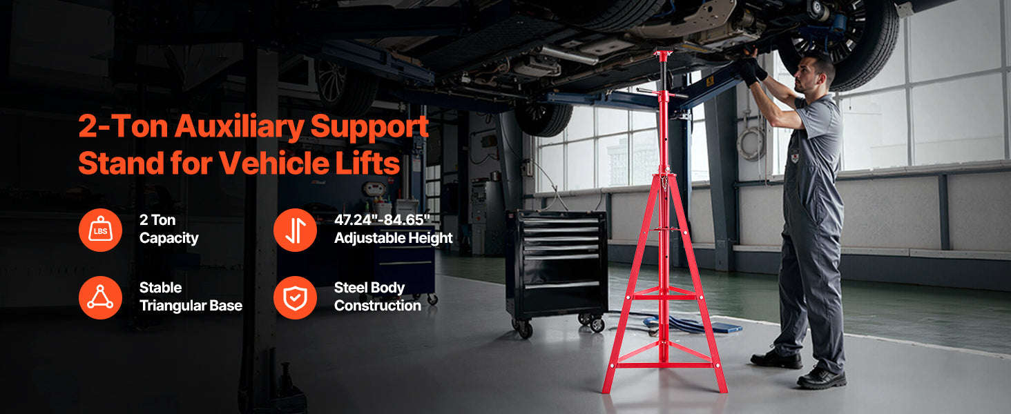 Under Hoist Tripod Stand 2 Ton Adjustable Height-2T / United States