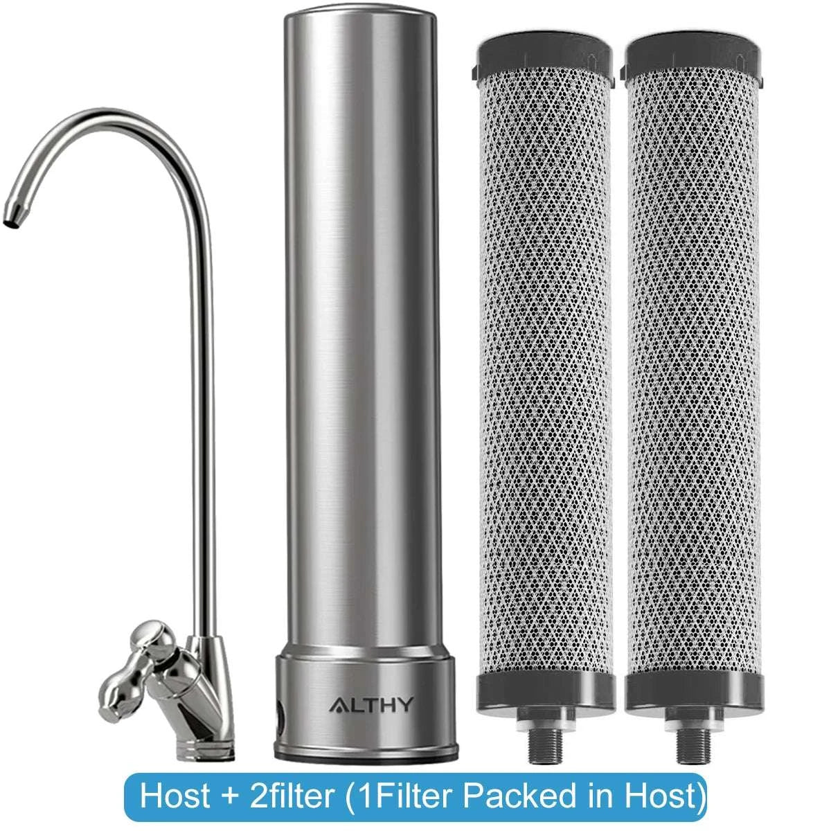 Under Sink Water Filter System with Faucet – 5 Stage Purifier-Host and 2xFilter / China Mainland