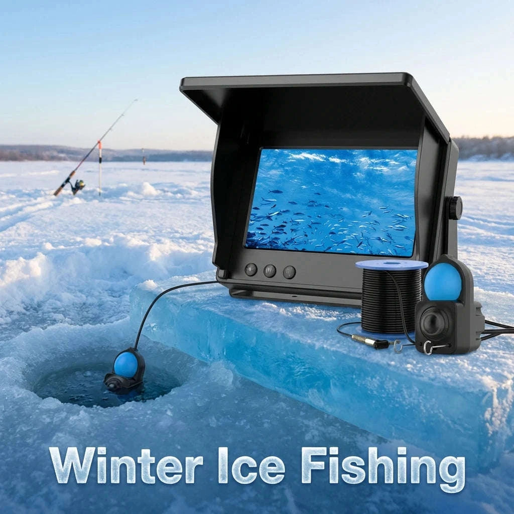 Underwater Fishing Camera with 4.3" Monitor and Night Vision-30M / United States