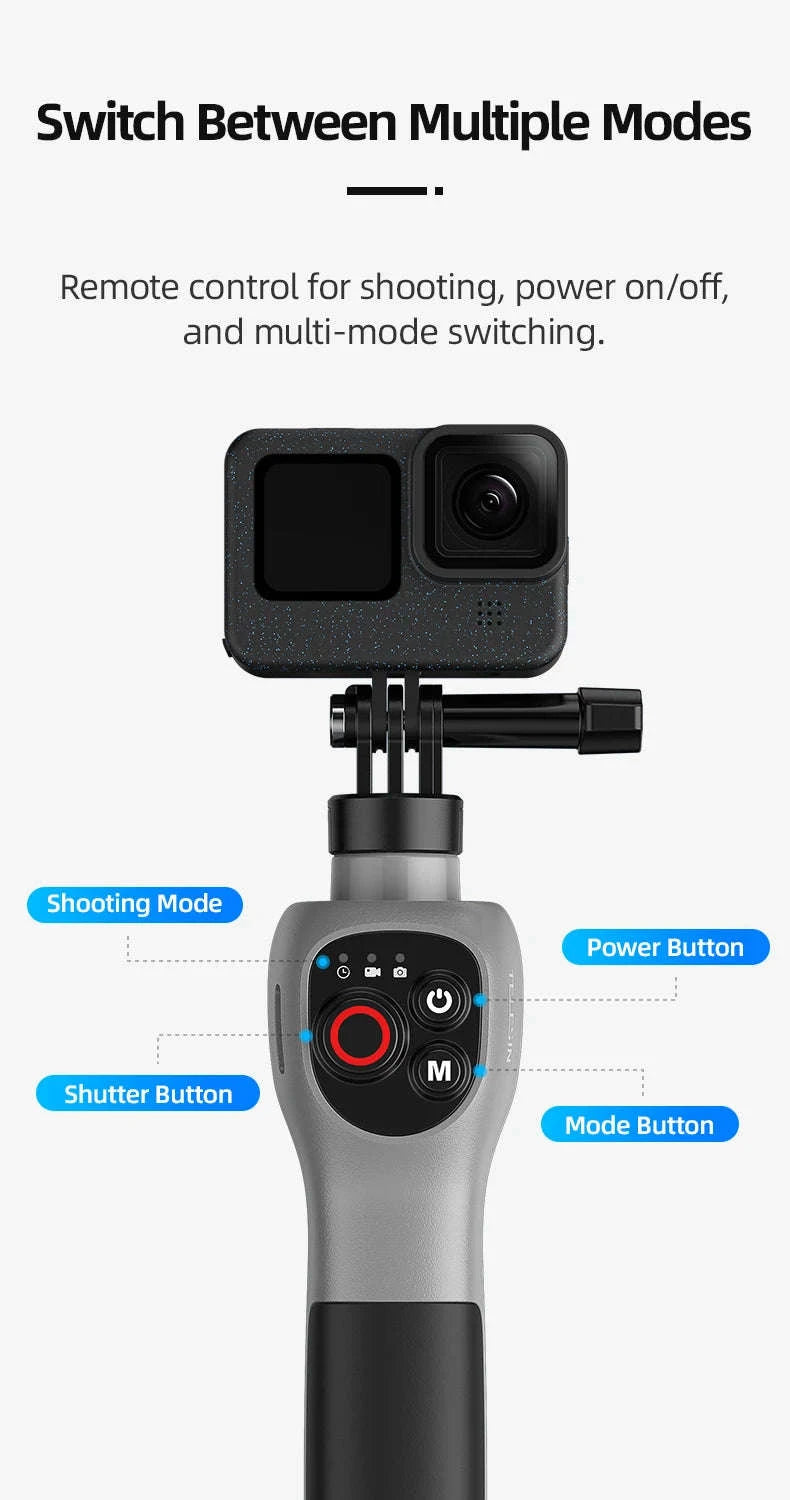 Underwater Selfie Stick with Wireless Remote for GoPro-Diving Selfie Stick