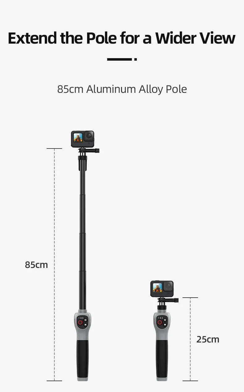 Underwater Selfie Stick with Wireless Remote for GoPro-Diving Selfie Stick