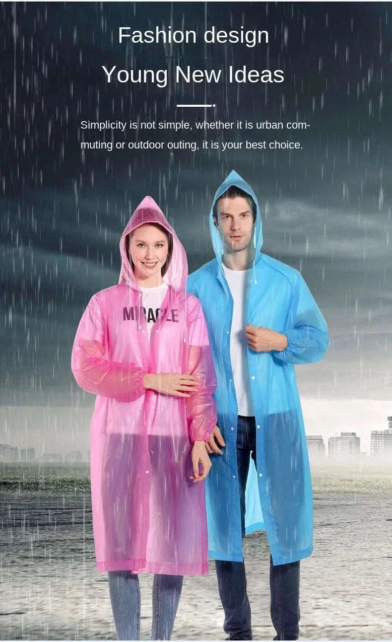 Unisex EVA Raincoat Waterproof Lightweight Suit-