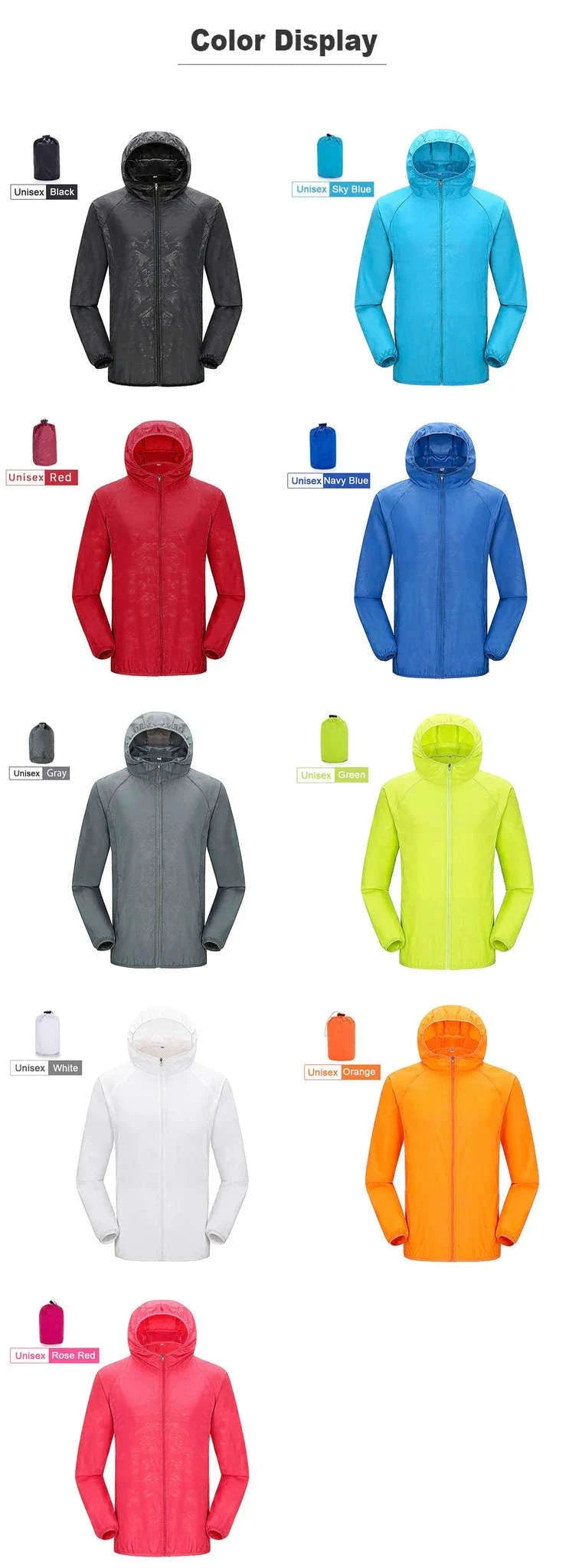 Unisex Waterproof Hiking Jacket for All-Weather Outdoor Comfort-Unisex White / XXXL