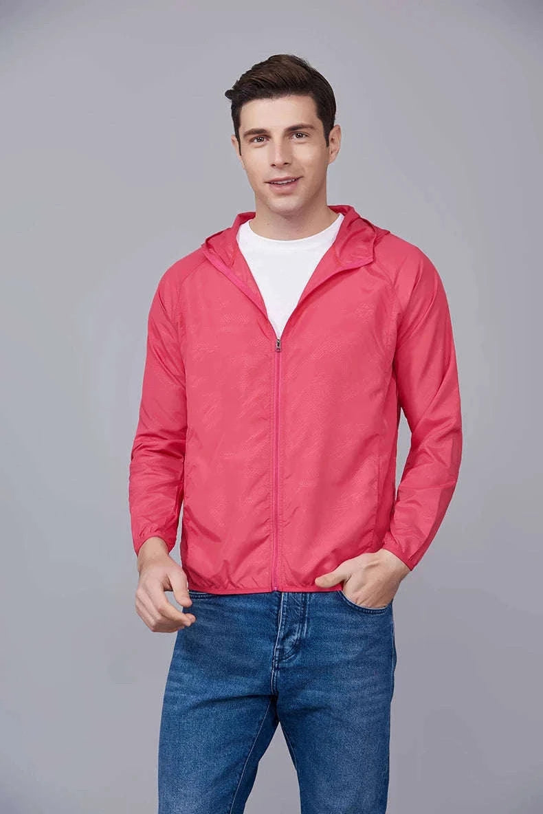 Unisex Waterproof Hiking Jacket for All-Weather Outdoor Comfort-Unisex White / XXXL