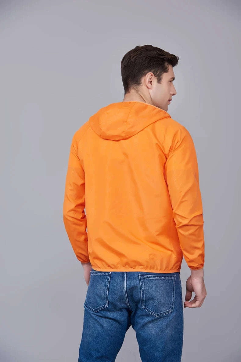 Unisex Waterproof Hiking Jacket-Unisex White / XXXL