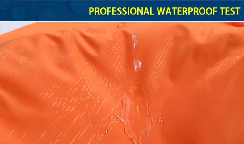 Unisex Waterproof Hiking Jacket-Unisex White / XXXL