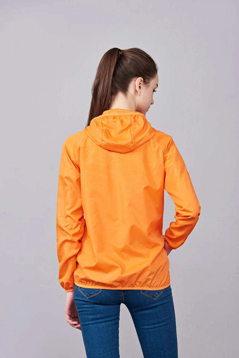 Unisex Waterproof Hiking Jacket-Unisex White / XXXL