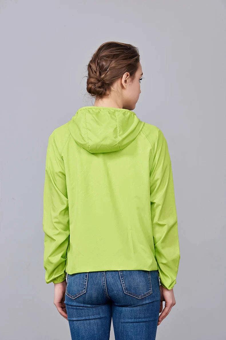 Unisex Waterproof Hiking Jacket-Unisex White / XXXL