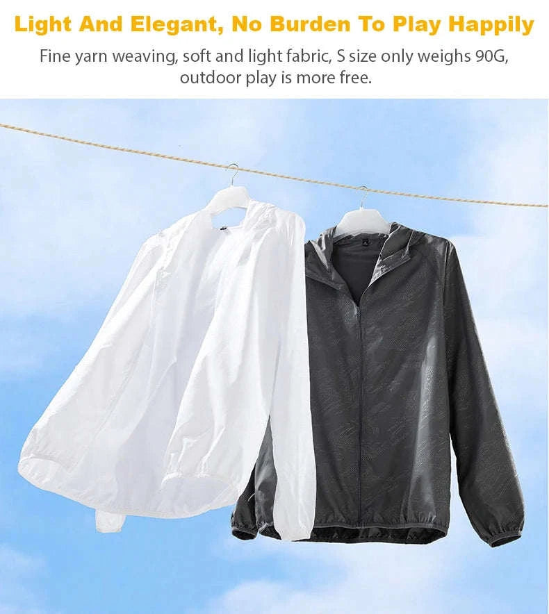 Unisex Waterproof Hiking Jacket-Unisex White / XXXL