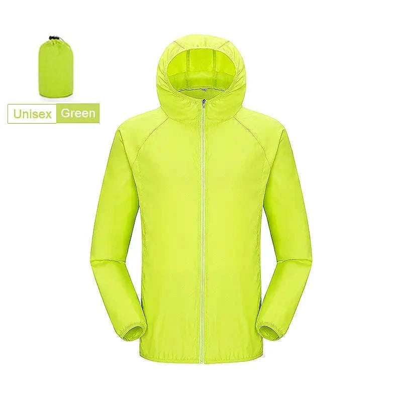 Unisex Waterproof Hiking Jacket-Unisex White / XXXL