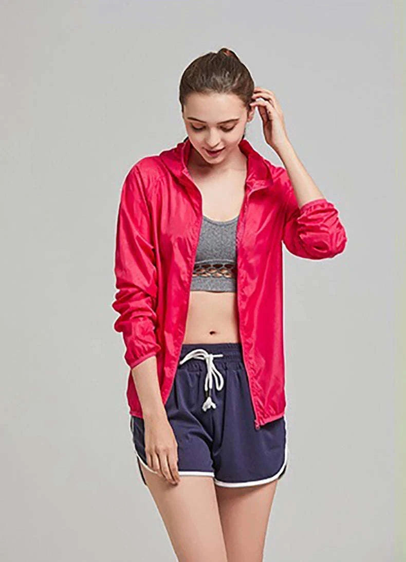 Unisex Waterproof Hiking Jacket-Unisex White / XXXL