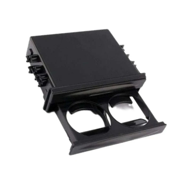 Universal 1 DIN Car Cup Holder Storage Box-Germany / Red