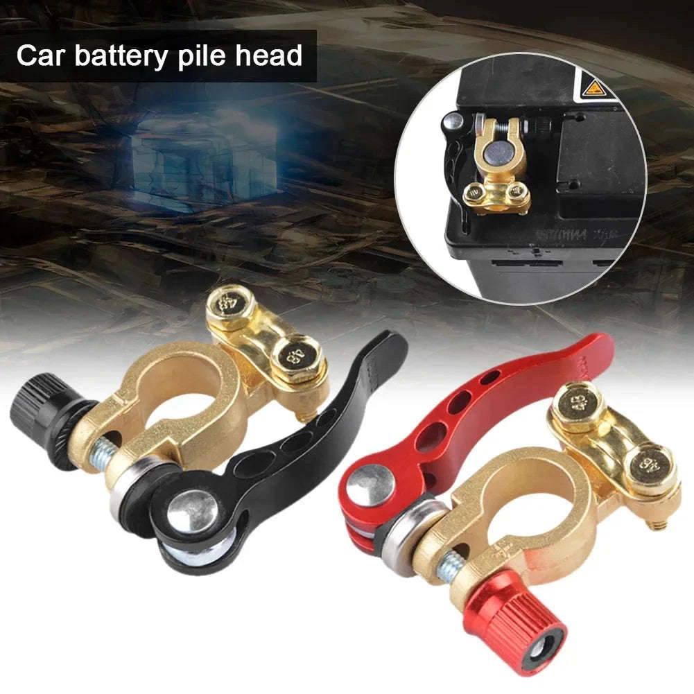 Universal 2-Piece 12V 24V Battery Terminals Clamps-Style 2 / Germany