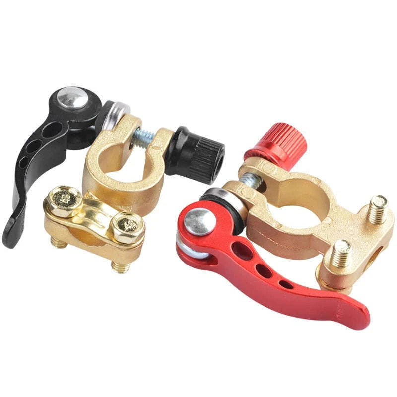 Universal 2-Piece 12V 24V Battery Terminals Clamps-Style 2 / Germany
