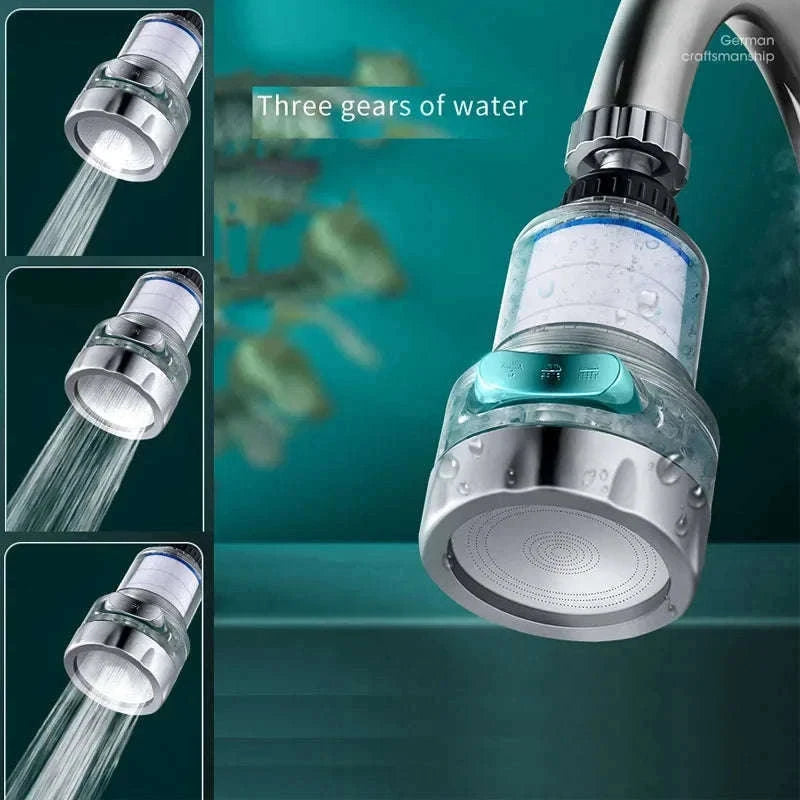 Universal 360° Rotating Water Purifier Filter Tap-three modes
