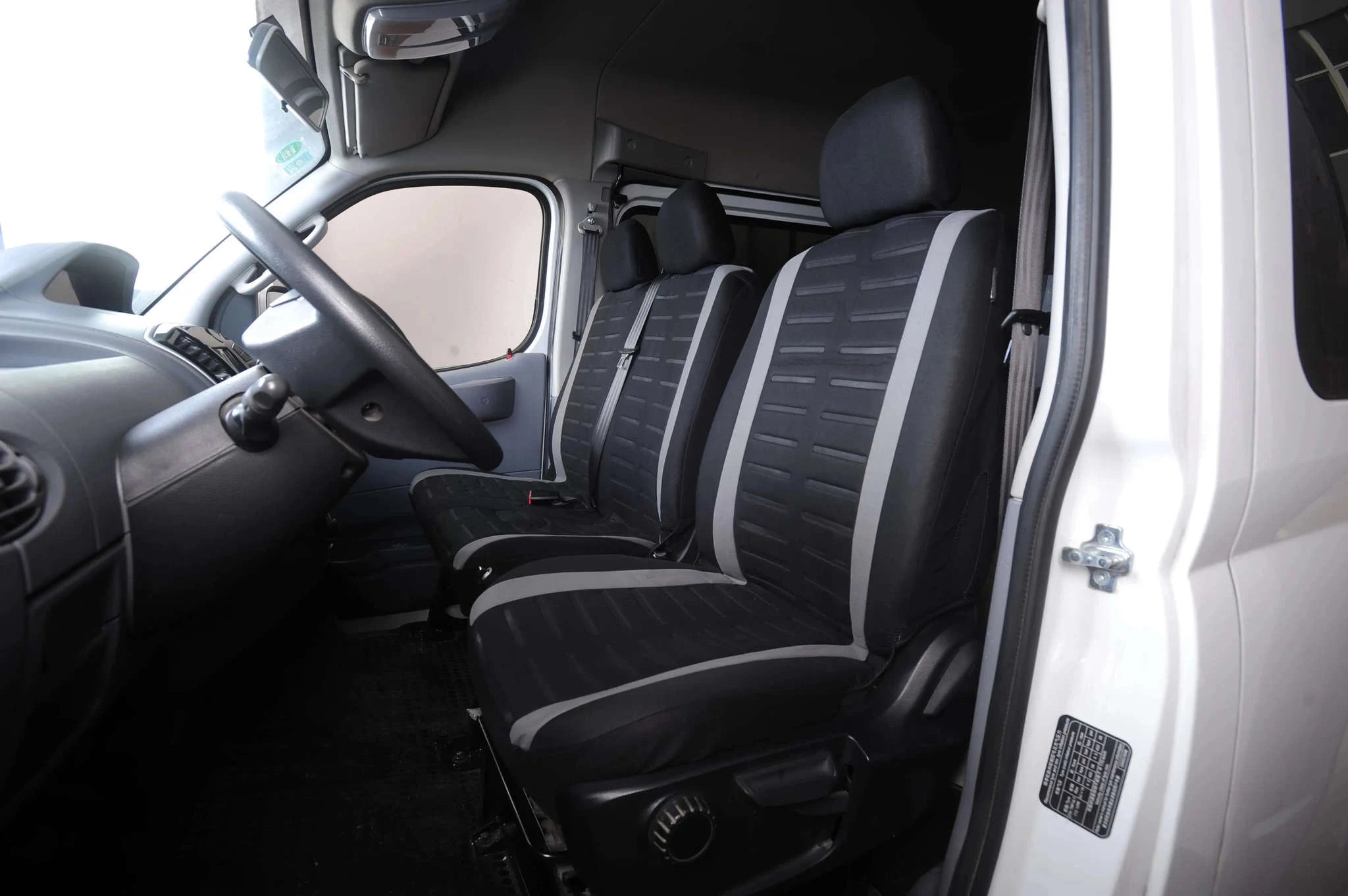 Universal 3D Stripe Seat Covers for Vans and Trucks-Red