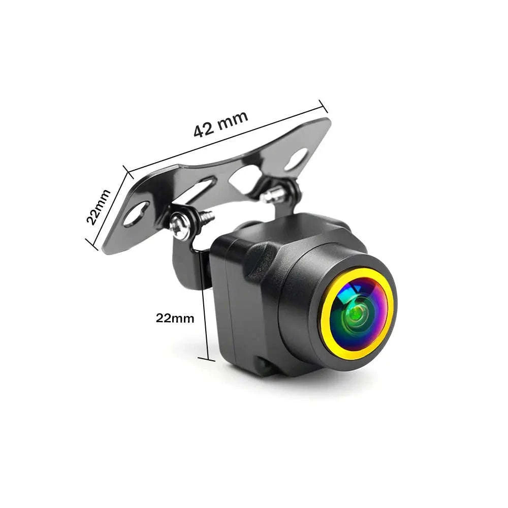 Universal 4K AHD 1080P Car Rear View Camera with Parking Track Line-Orange / 12 V