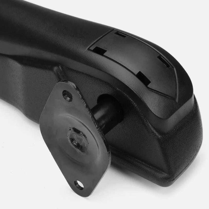 Universal Adjustable Car Seat Armrest Pair Kit PU Leather-black / Germany