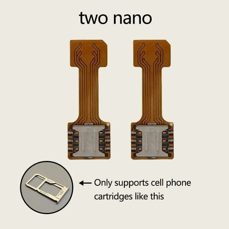 Universal Android Phone TF & Dual SIM Card Adapter-ONE NANO