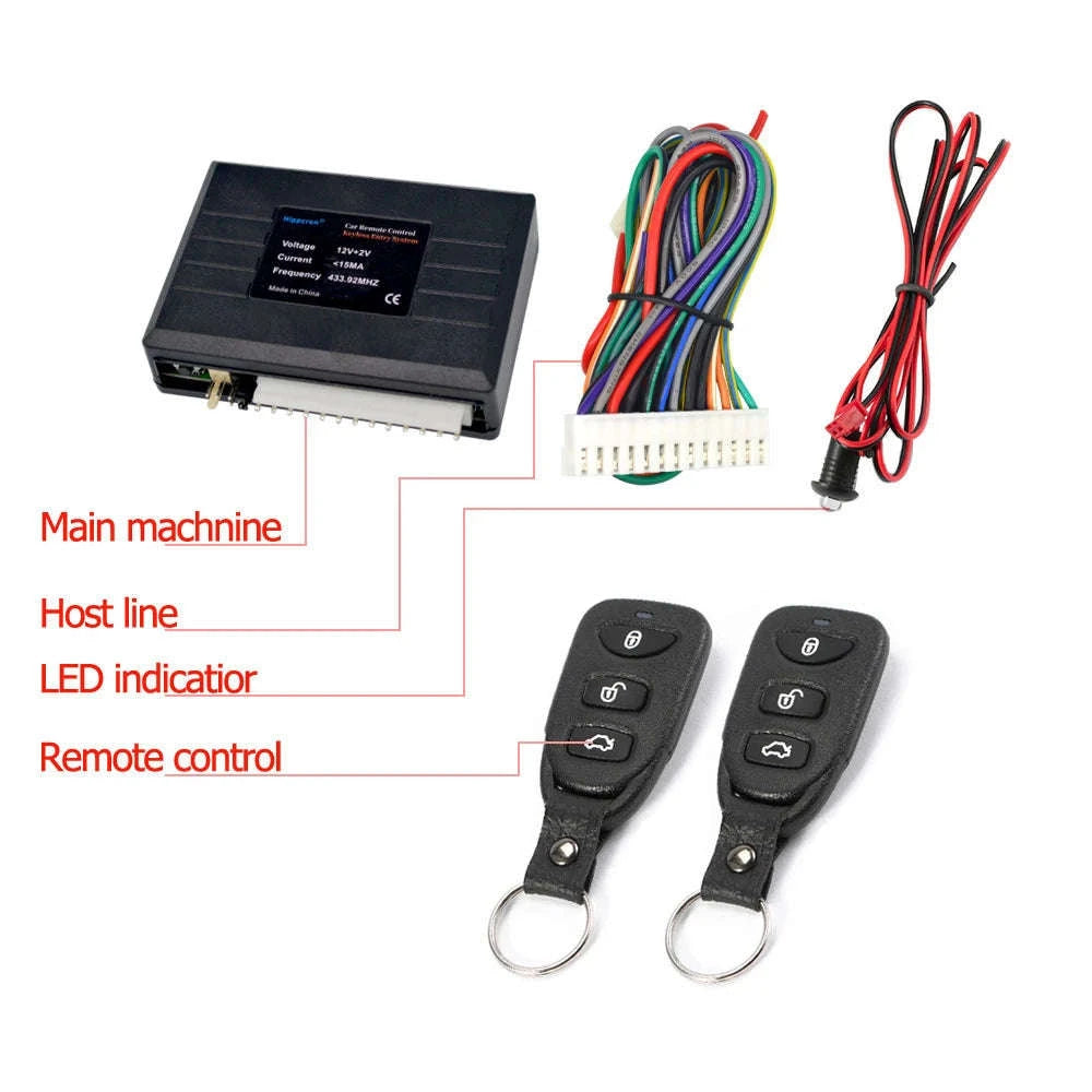 Universal Car Alarm System for Keyless Entry-Default Title