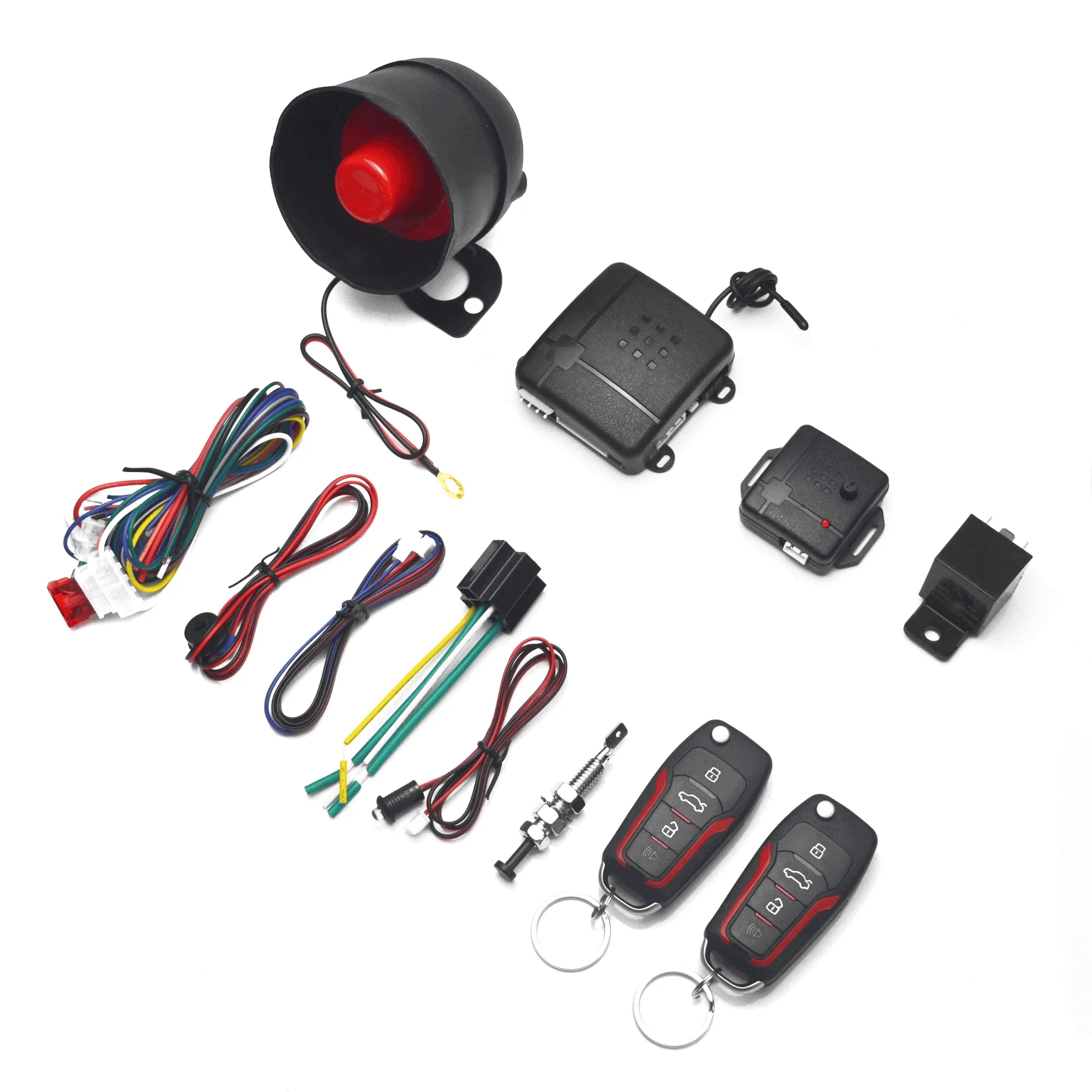 Universal Car Alarm System with Remote & App Keyless Entry Control-SQ606-001