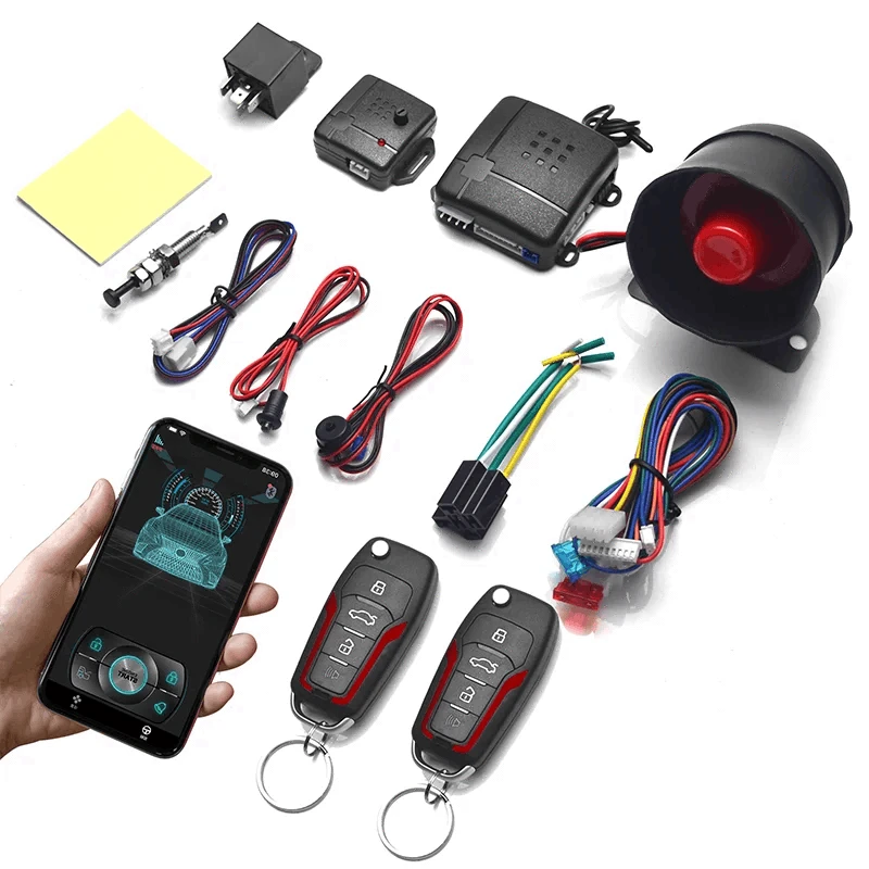 Universal Car Alarm System with Remote & App Keyless Entry Control-SQ606-001