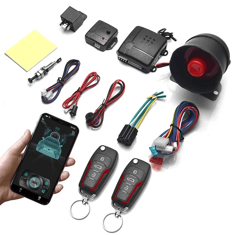 Universal Car Alarm System with Remote & App Keyless Entry Control-SQ606-001
