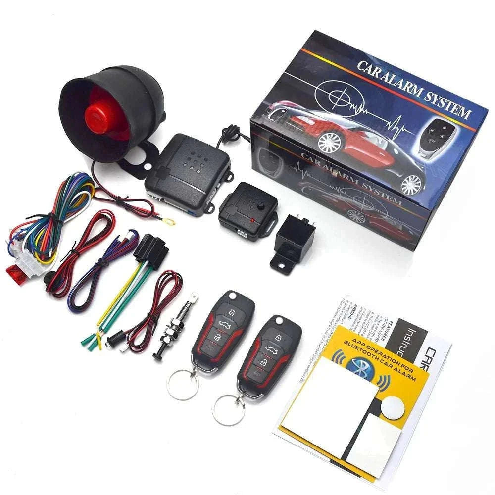 Universal Car Alarm System with Remote & App Keyless Entry Control-SQ606-001