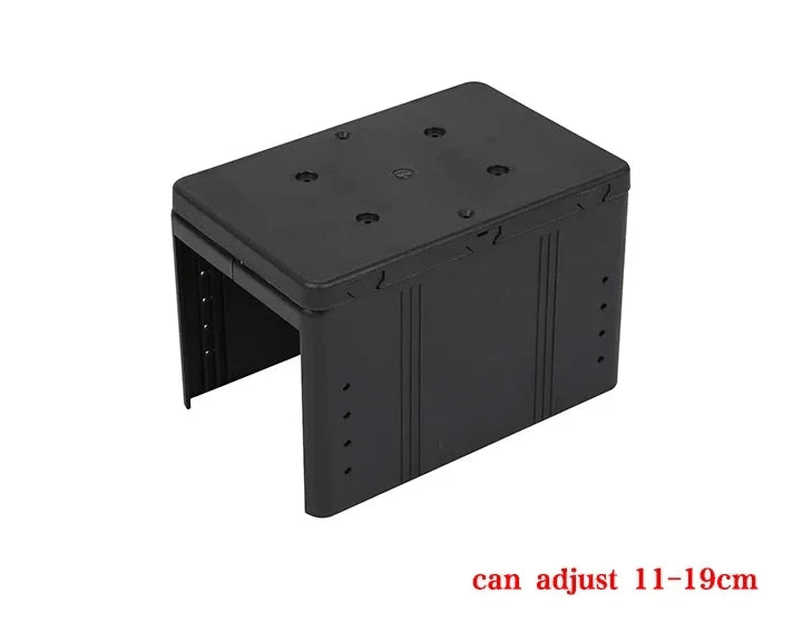 Universal Car Armrest Box with Storage-A2 black line No USB