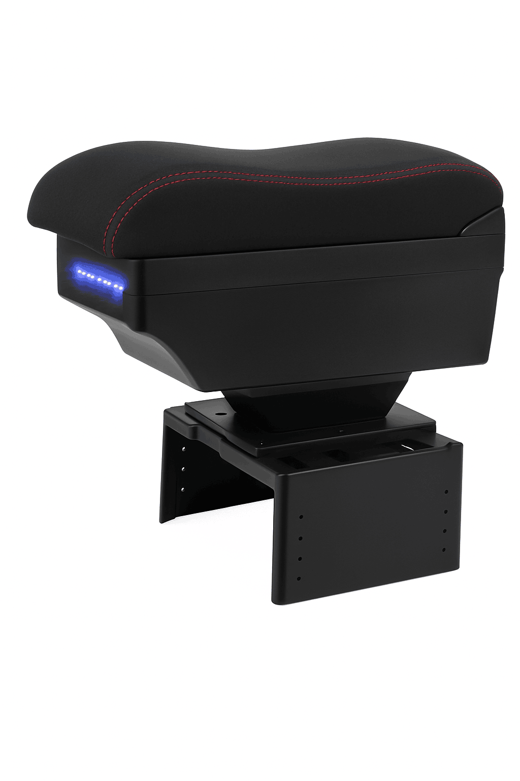 Universal Car Armrest Box with Storage-A2 black line No USB