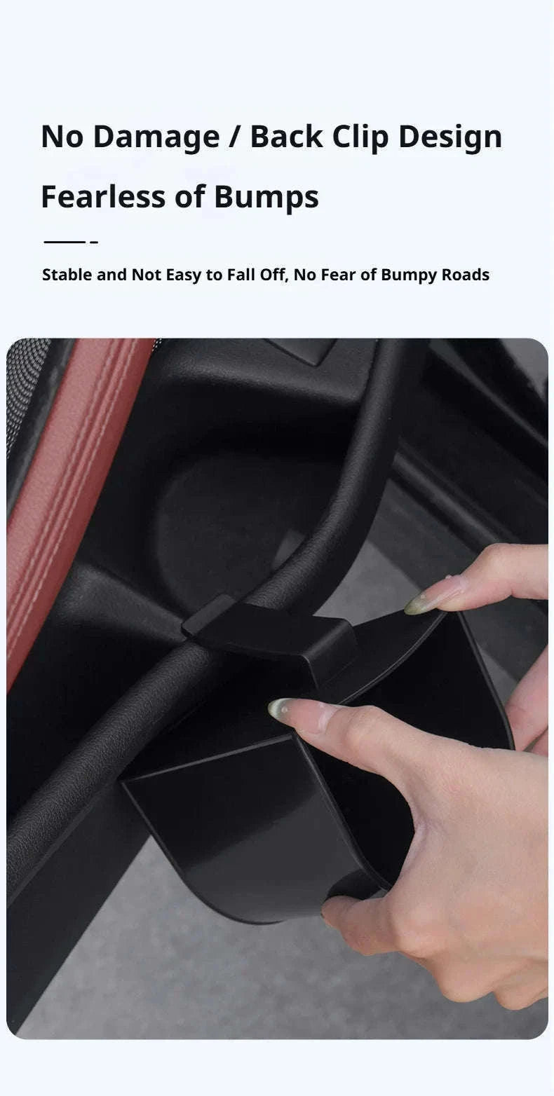 Universal Car Door Cup Holder Storage Bucket-Black